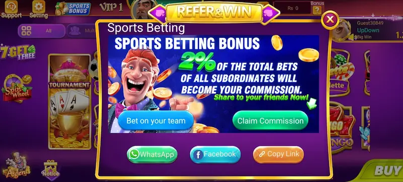 happy 3 patti sports betting bonus